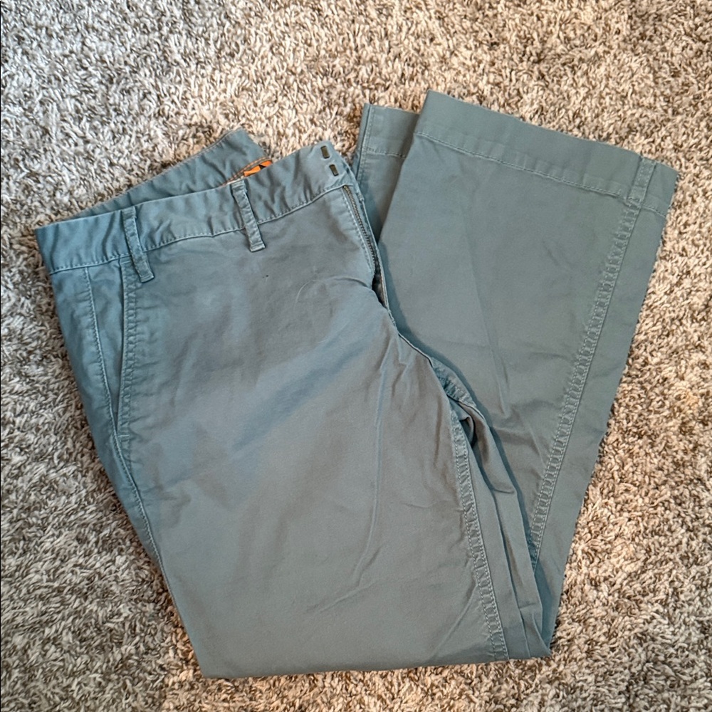 Tory Burch Teal Chinos
